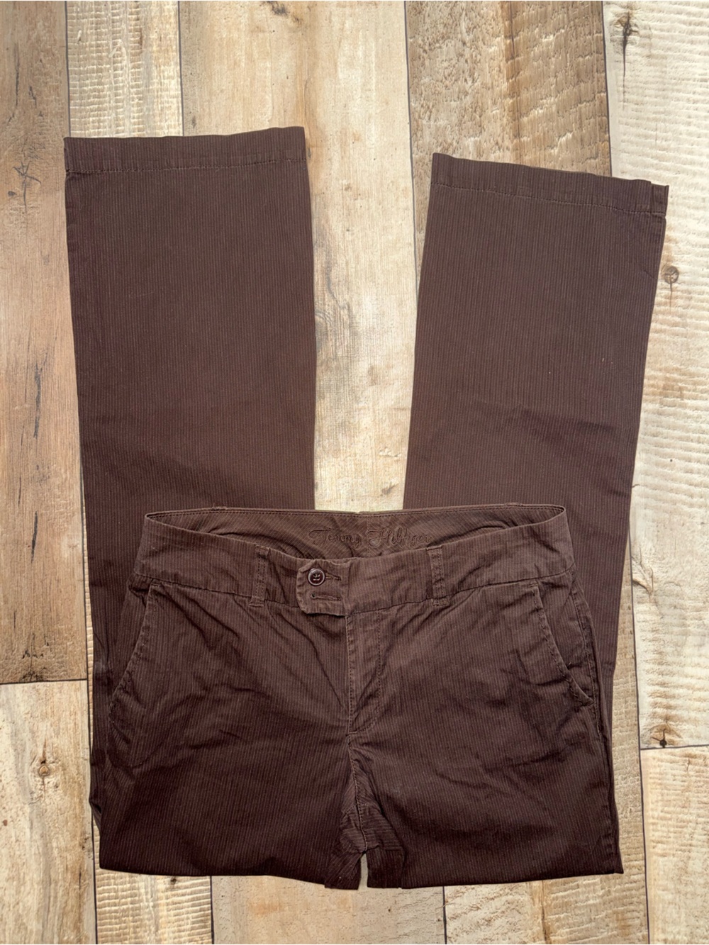 Tommy Hilfiger Womens Pants in Dark Brown
